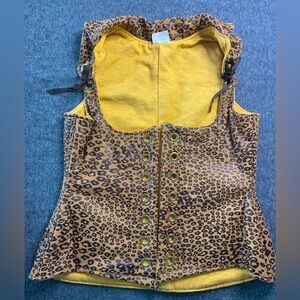 Leopard Vixen Underbust DITD Corset Bodice